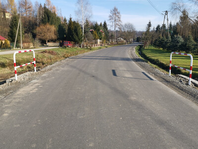 Droga w Trzcinicy przebudowana ze wsparciem Funduszu Dróg Samorządowych