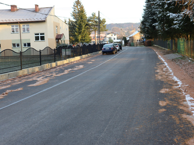 Droga w Warzycach po remoncie