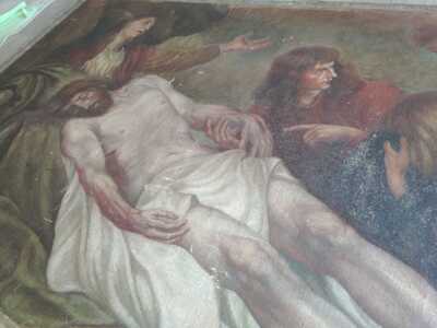 Pieta ze św. Janem Ewangelistą i aniołami