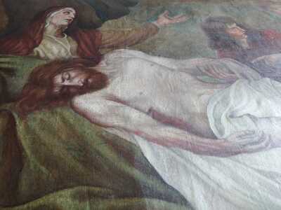 Pieta ze św. Janem Ewangelistą i aniołami